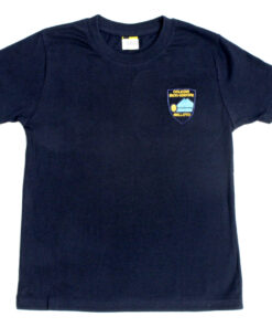 Polera Azul Manga Corta Nuevo Horizonte